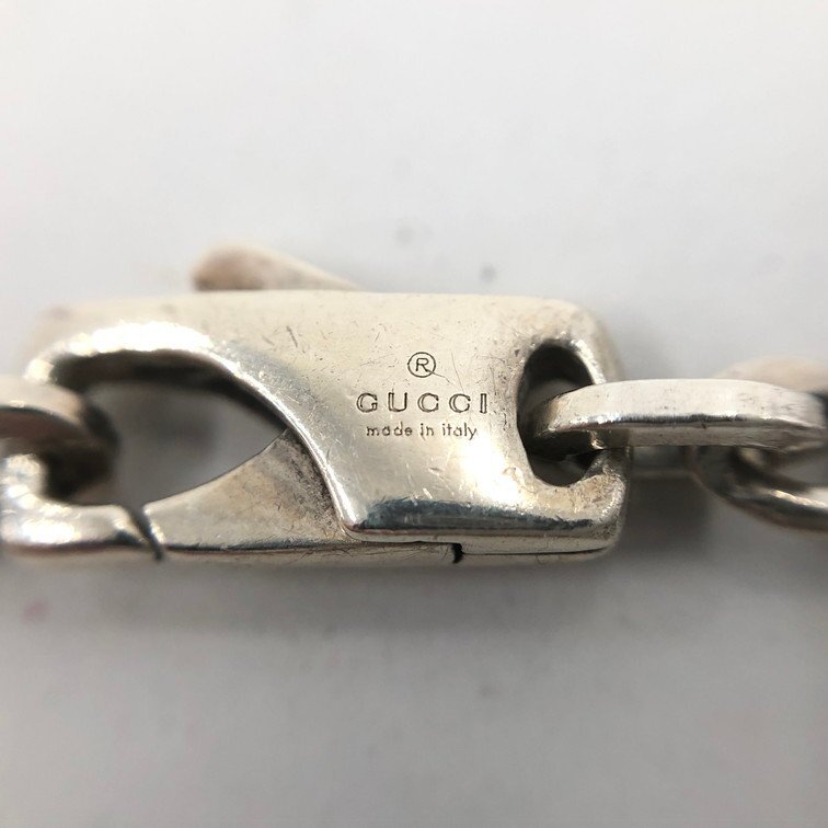 GUCCI グッチ ネックレス リングトップ AG925刻印 16.2g【CDAA3037】の画像5