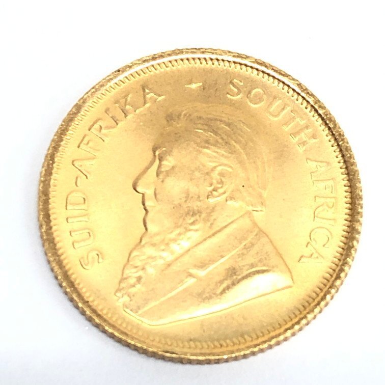 K22 南アフリカ クルーガーランド金貨 1/10oz 総重量3.3ｇ【CCBC7050】の画像2