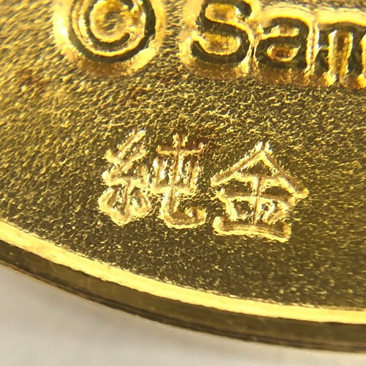 K24 純金 SAVANNA CHANCE 記念メダル 総重量16.7ｇ【CCAU0021】_画像4