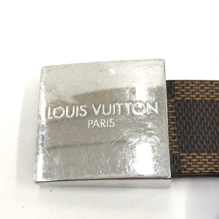 Louis Vuitton ルイヴィトン ダミエ サンチュールキャレ ベルト M6803/LB0041【CDAC5031】の画像3