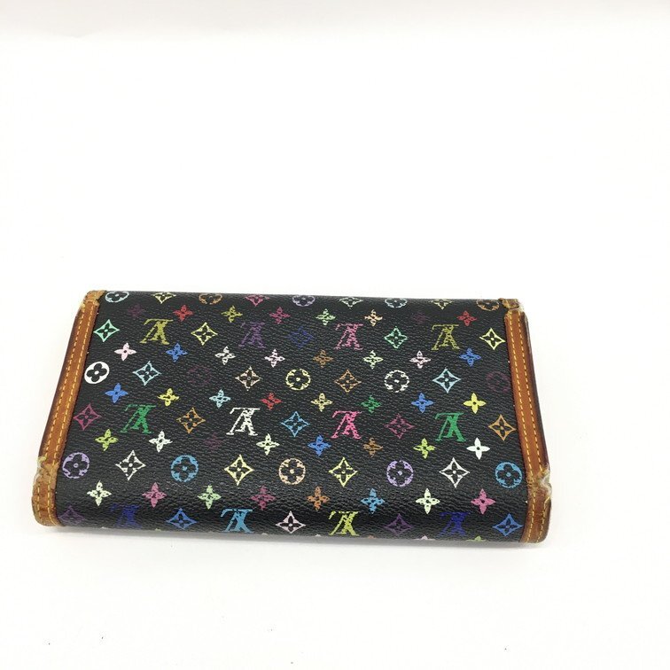 LOUIS VUITTON ルイ・ヴィトン モノグラム・マルチカラー ポルトトレゾール インターナショナル M92658/TH0036 【CDAB9030】_画像3