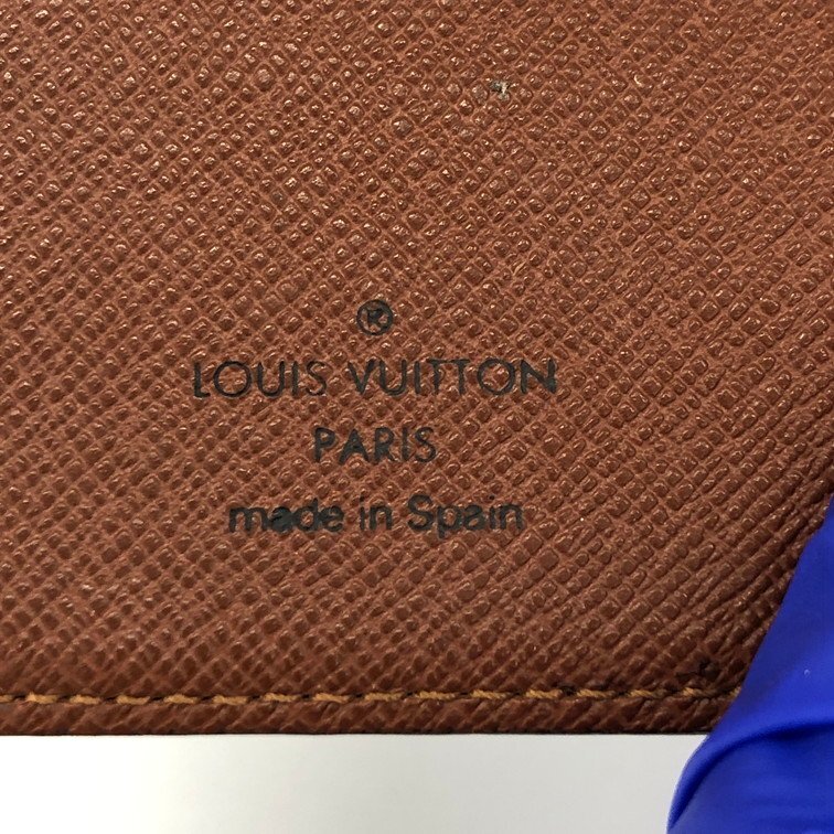 LOUIS VUITTON ルイヴィトン 手帳カバー モノグラム アジェンダPM R20005/CA0011【CDAC6040】_画像5