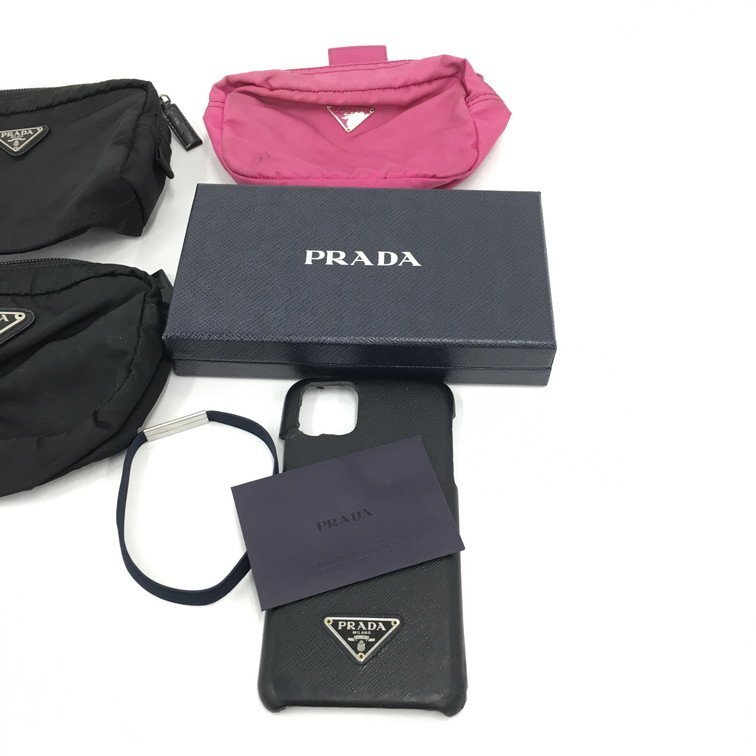 PRADA プラダ 服飾小物 おまとめ ポーチ/携帯ケース【CDAD9030】_画像3