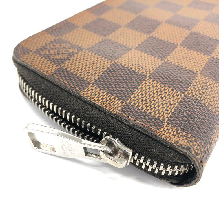 Louis Vuitton ルイヴィトン 長財布 ダミエ ジッピーウォレット・ヴェルティカル N61207【CDAE7031】_画像3