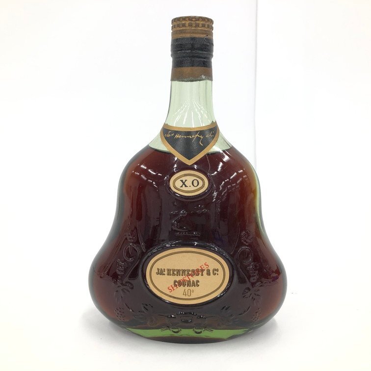 Hennessy　ヘネシー　XO　コニャック　700ml　40％　金キャップ　グリーンボトル　未開栓　国外酒【CDAE3053】_画像1