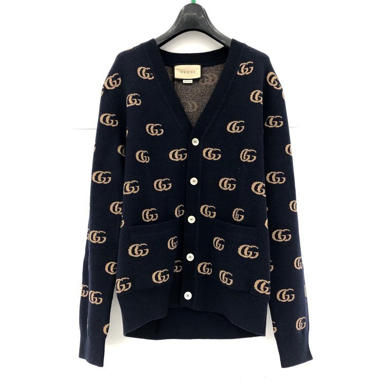 GUCCI グッチ ジャガード カーディガン 660285【CDAE5032】の画像1