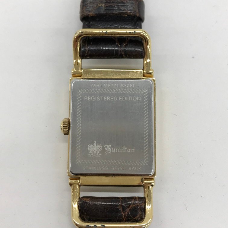 Hamilton ハミルトン 腕時計 金色 稼働品 レジスタードエディション【CCBE8062】の画像5