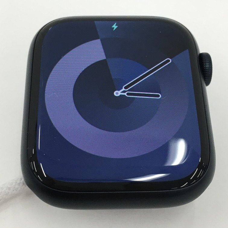 AppleWatch シリーズ9 45mm GPSモデル 64GB 黒 A2980 通電○ 初期化済み【CDAG5023】