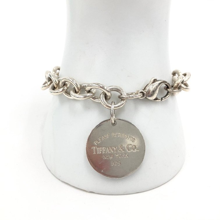 【日本産】 925 ティファニー TIFFANY&Co. リターントゥ 箱付き【CDAG3016】 37.0g ブレスレット ブレスレット