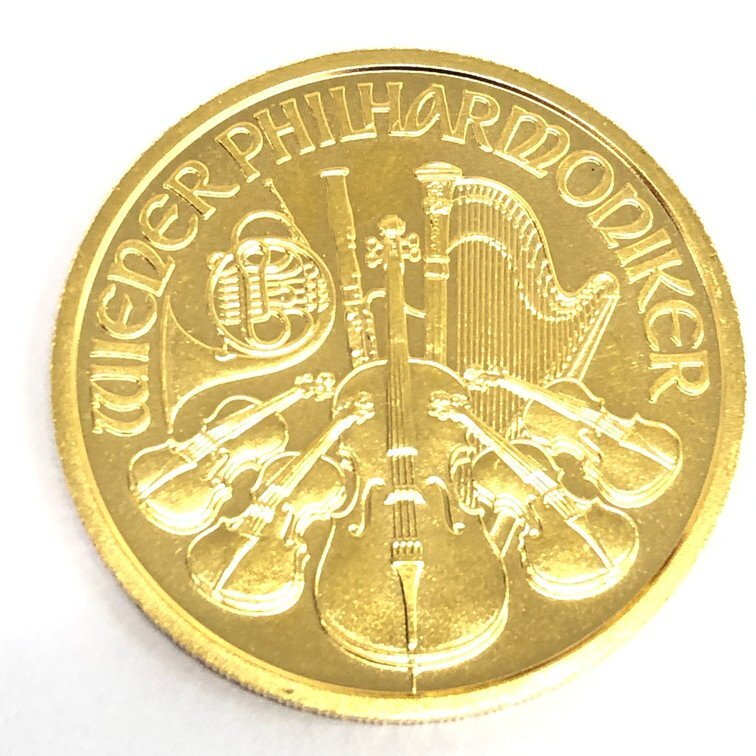 K24 金貨幣 オーストリア フィルハーモニー金貨 1000シリング 2点おまとめ 総重量31.0g【CDAC7004】の画像4
