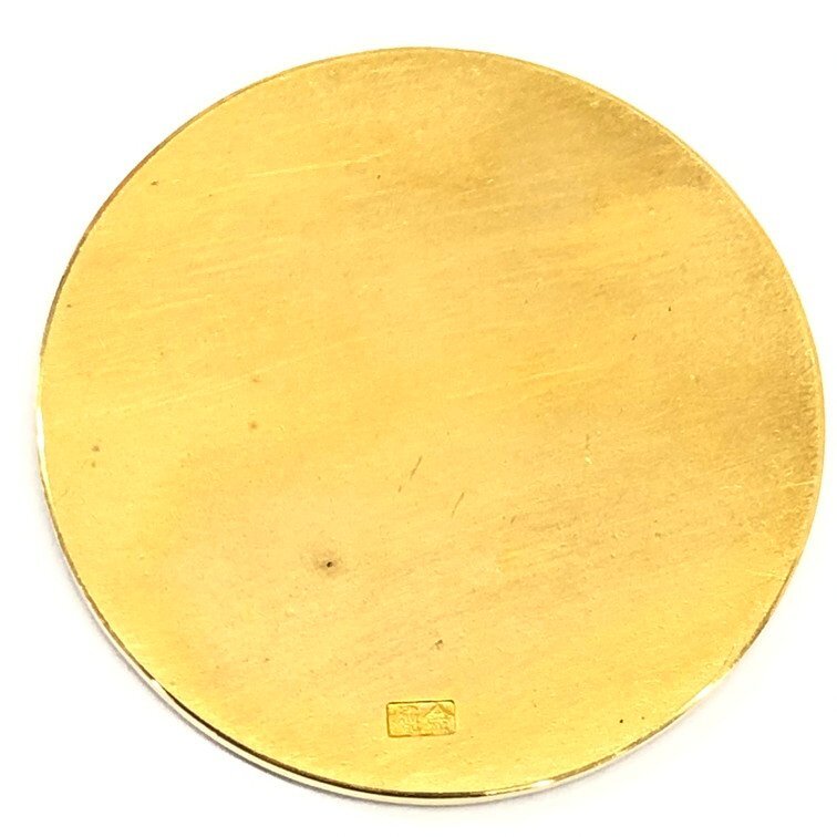 K24 純金メダル 名古屋トヨペット 2枚まとめ 総重量98.6g【CDAB7066】の画像5