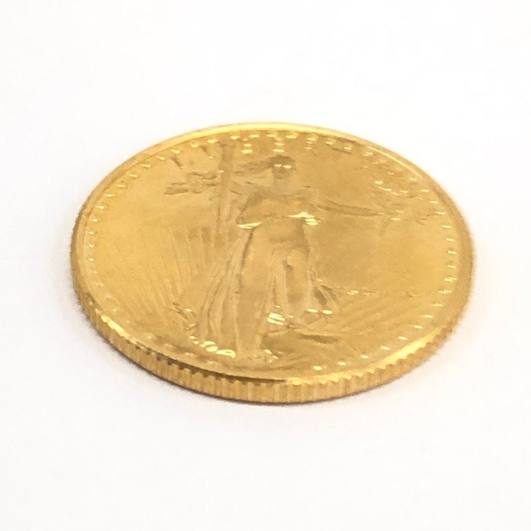 K22 金貨幣 アメリカ イーグル金貨 5ドル 重量3.1g【CDAC7017】の画像6