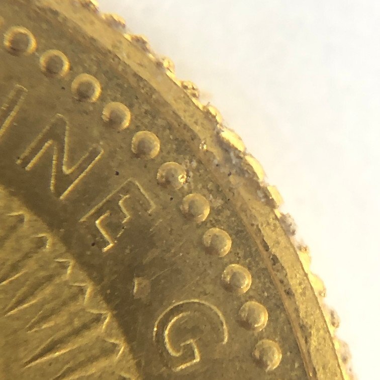 K24IG オーストラリア ナゲット金貨 1/10oz 1987 総重量3.1g【CDAB9063】の画像4
