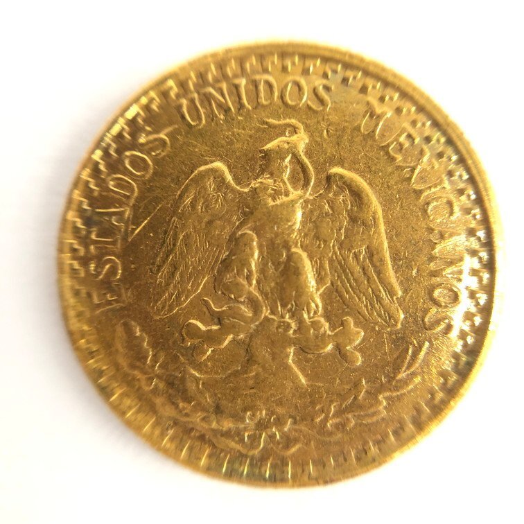 K21.6 メキシコ 2ペソ金貨 総重量1.6g【CDAB7078】の画像2