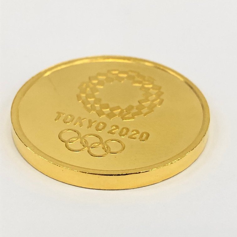 K24 純金メダル 999.9刻印 TOKYO 2020 重量20.0g【CDAC7015】の画像5