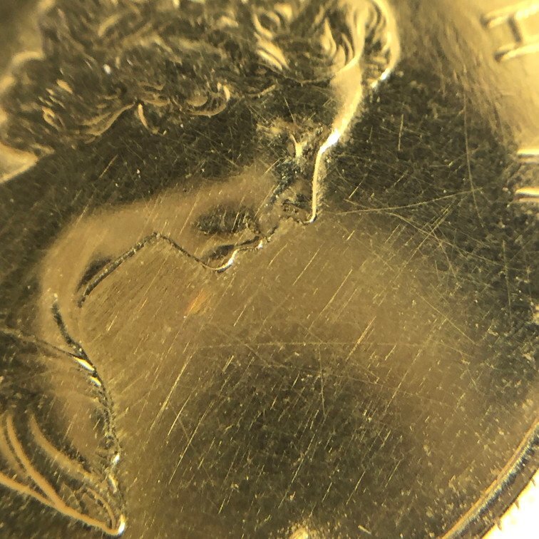 K24IG カナダ メイプルリーフ金貨 1/10oz 1986 総重量3.1g【CDAB7016】の画像6