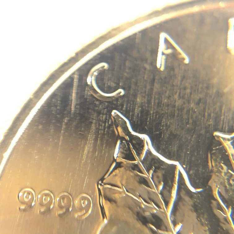 K24IG カナダ メイプルリーフ金貨 1/4oz 3枚まとめ 総重量23.5g【CDAB9067】の画像6