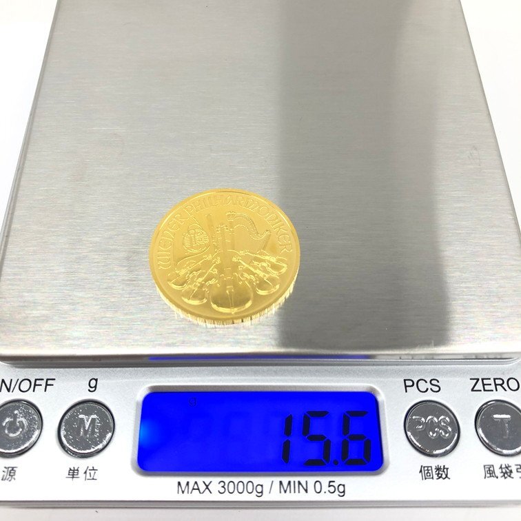 K24IG ウィーン金貨 ハーモニー 1/2oz 2020 総重量15.6g【CDAH6045】の画像8