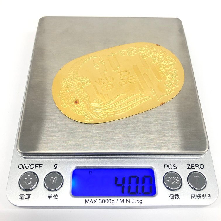K24 純金小判 昭和 元号法制定記念 1000刻印 総重量40.0g