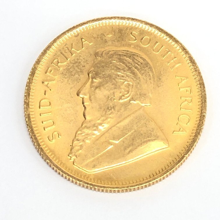 K22 南アフリカ共和国 クルーガーランド金貨 1/4oz 1982 総重量8.4g【CDAH7095】の画像2