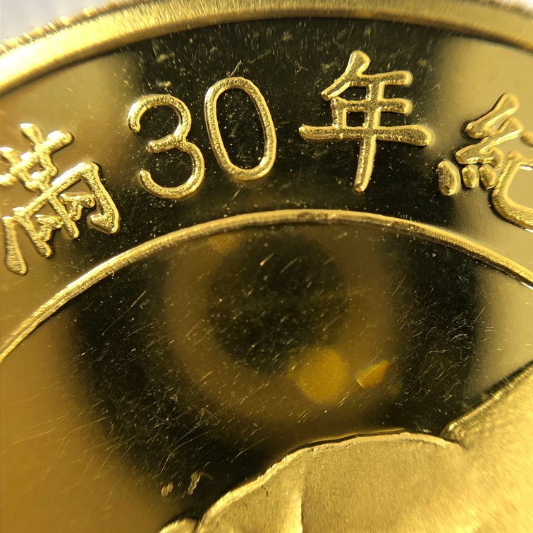 K24 純金 記念メダル 総重量21.9g【CDAB7067】の画像3