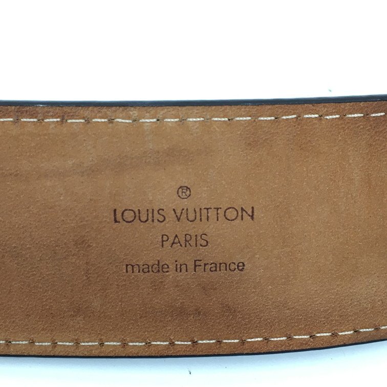 LOUIS VUITTON ルイヴィトン モノグラム サンチュール LV イニシャル ベルト M9608T 95/38【CDAI4043】の画像5