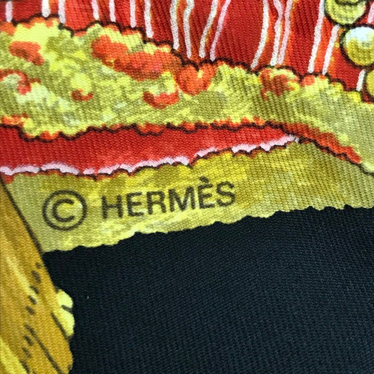 HERMES エルメス カレ90 シルク スカーフ LE SACRE du PRINTEMPS 春の祭典【CDAI5041】_画像6