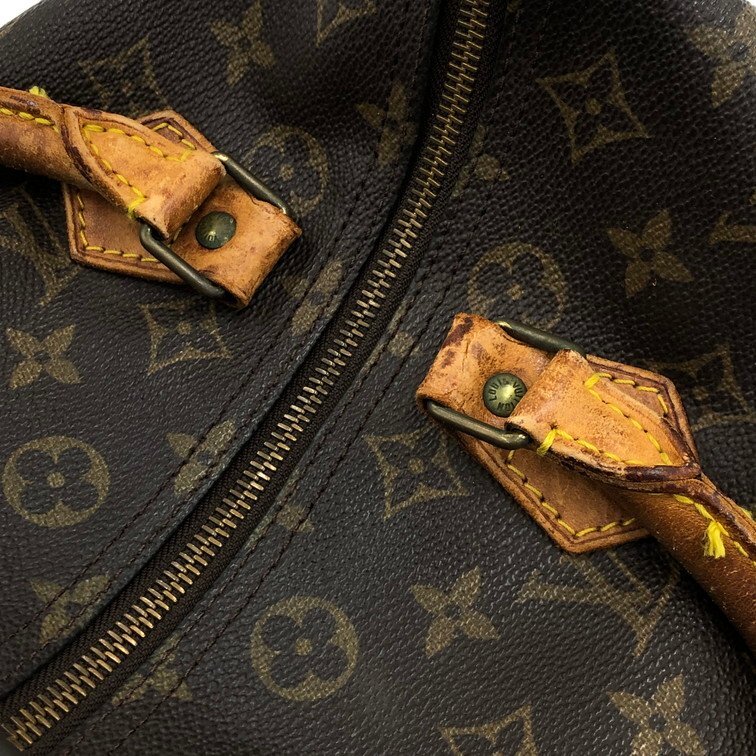 LOUIS VUITTON ルイ・ヴィトン モノグラム スピーディ30 M41526 VI0960 ボストンバッグ【CDAJ3023】の画像7