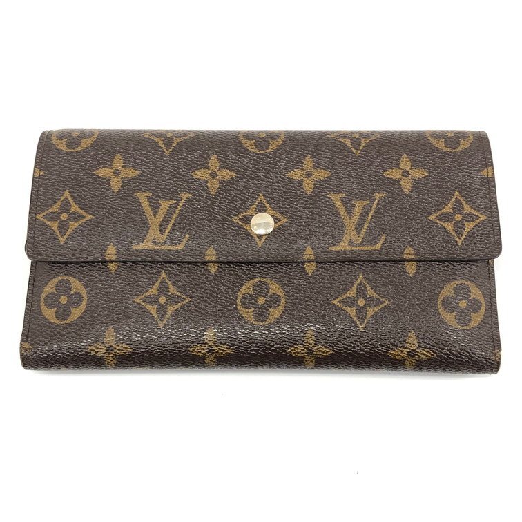 LOUIS VUITTON ルイヴィトン モノグラム ポルトトレゾール・インターナショナル 長財布 M61215/TH3088 箱付き【CDAK6022】_画像1