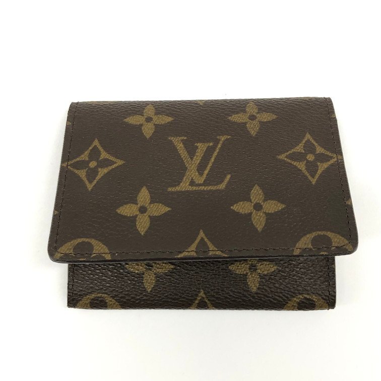 LOUIS VUITTON ルイヴィトン モノグラム アンヴェロップ・カルト ドゥ ヴィジット M62920/CA0061 カードケース・名刺入れ【CDAK6044】の画像1