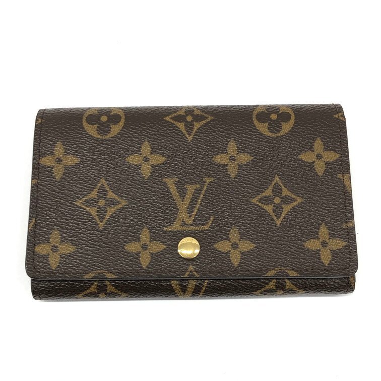 LOUIS VUITTON ルイヴィトン モノグラム ポルトモネ・ビエトレゾール M61730/SD0073 二つ折り財布【CDAK6051】の画像1