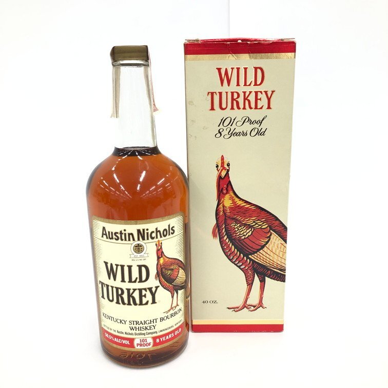 WILD TURKEY ワイルドターキー 8年 1140ml 50.5％ 箱付き 未開栓 国外酒【CDAK3042】の画像1