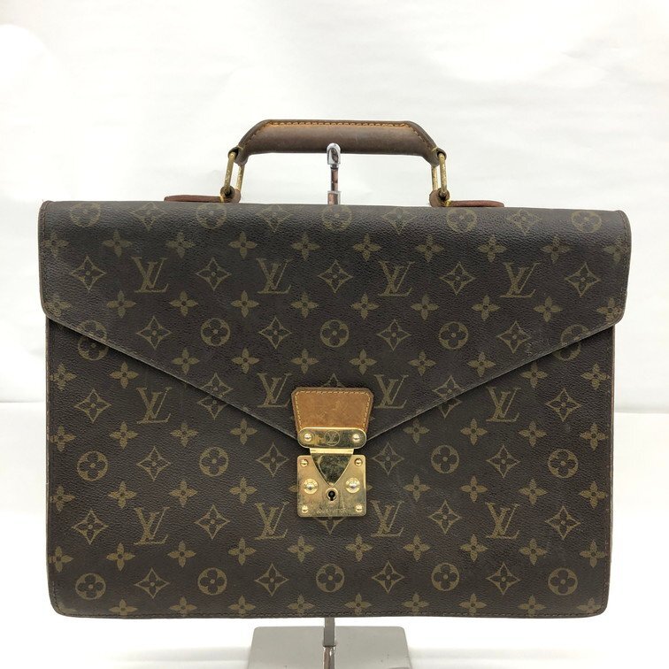 LOUIS VUITTON ルイヴィトン モノグラム セルヴィエット・コンセイエ M53331/SR0092 ビジネスバッグ【CDAK6001】_画像1