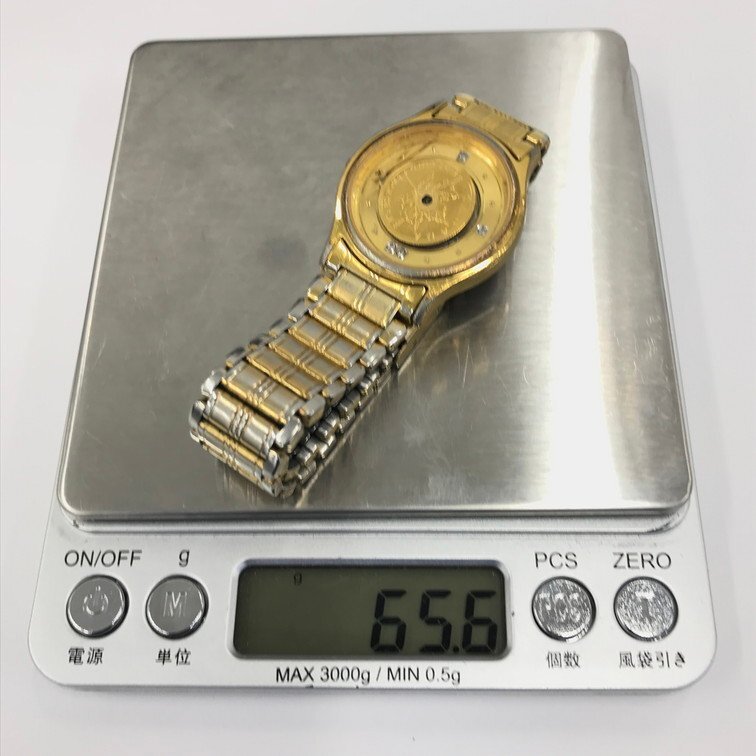 カナダ メイプルリーフ金貨付き 腕時計 SK-147-C 95100595 クオーツ 不動品【CDAL4024】の画像10