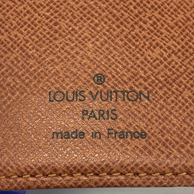 LOUIS　VUITTON　ルイ・ヴィトン　モノグラム　モノグラム　ポルトパピエ・ジップ　M61207　SP0050　二つ折り財布　【CDAM7048】_画像6