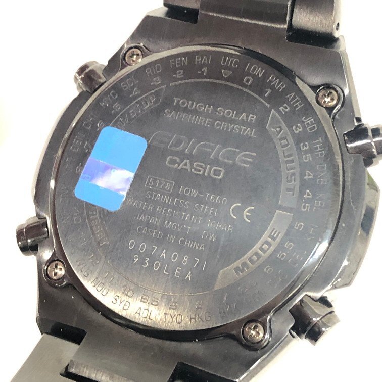 CASIO カシオ 腕時計 EDIFICE エディフィス EQW-T660 ソーラー【CDAM6024】_画像5