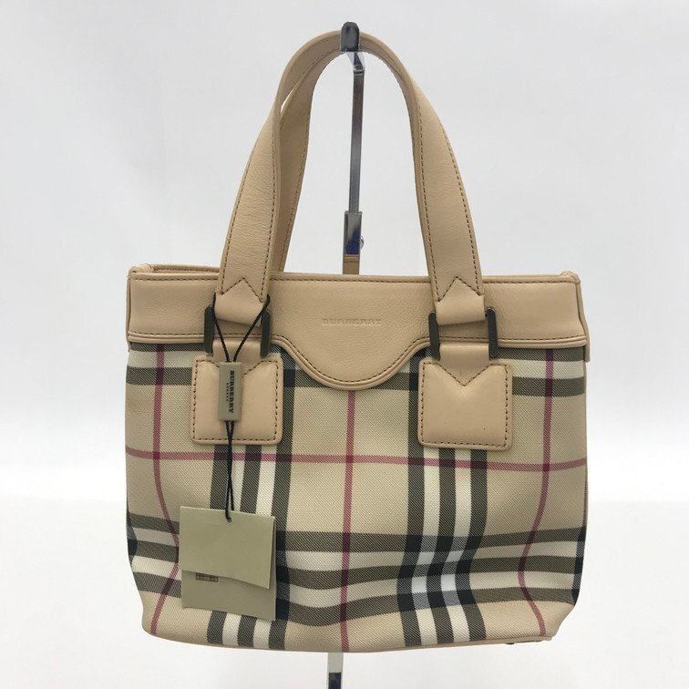 BURBERRY　バーバリー　ノバチェック　ハンドバッグ【CDAM4008】_画像1