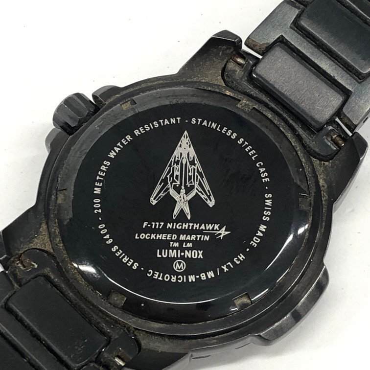 LUMINOX ルミノックス 腕時計 ナイトホーク 6400-200 SS クォーツ【CDAM6021】の画像5
