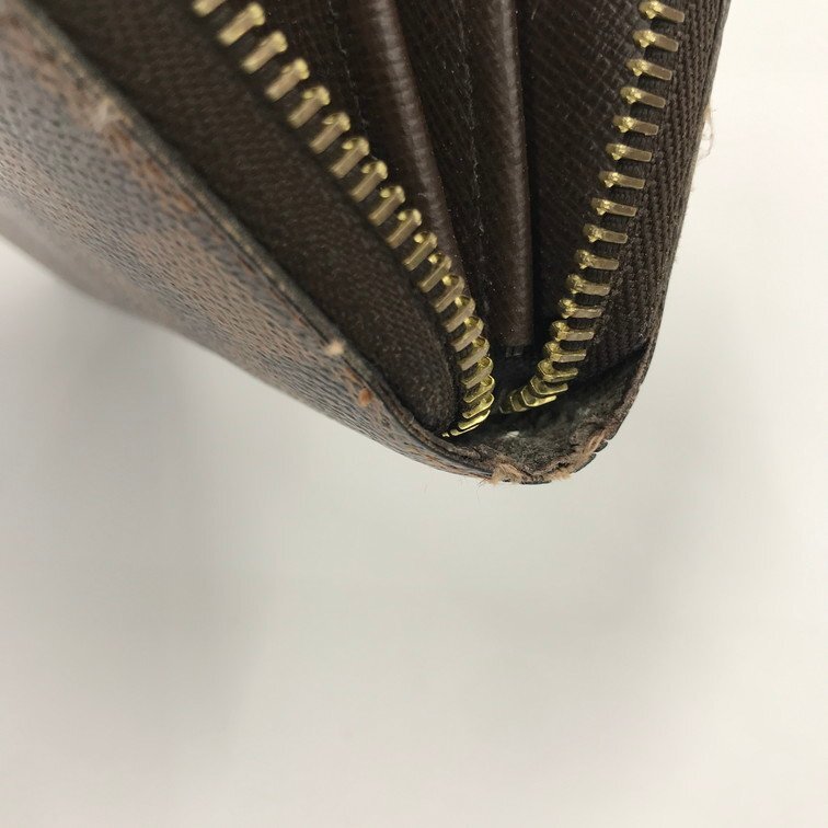 LOUIS VUITTON ルイ・ヴィトン ダミエ ジッピーウォレット N60015/CA4059 財布【CDAM4028】の画像10