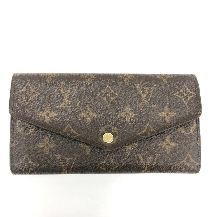 LOUIS VUITTON ルイ・ヴィトン モノグラム ポルトフォイユサラ M60531 イニシャル入り【CDAN7009】の画像1