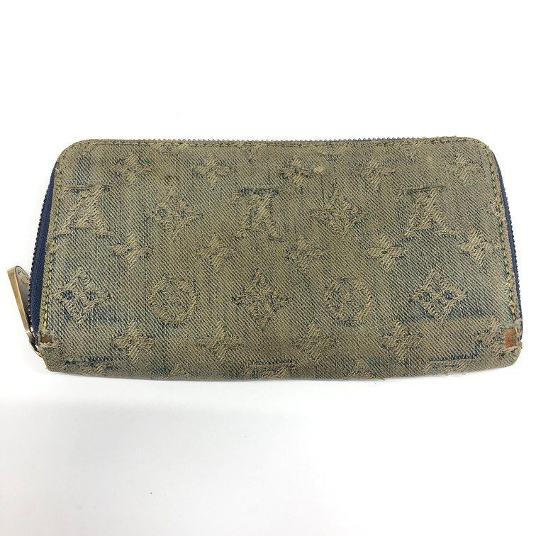 LOUIS VUITTON ルイ・ヴィトン モノグラム デニム M95341/CA1017 ジッピーウォレット 長財布【CDAM7028】の画像2