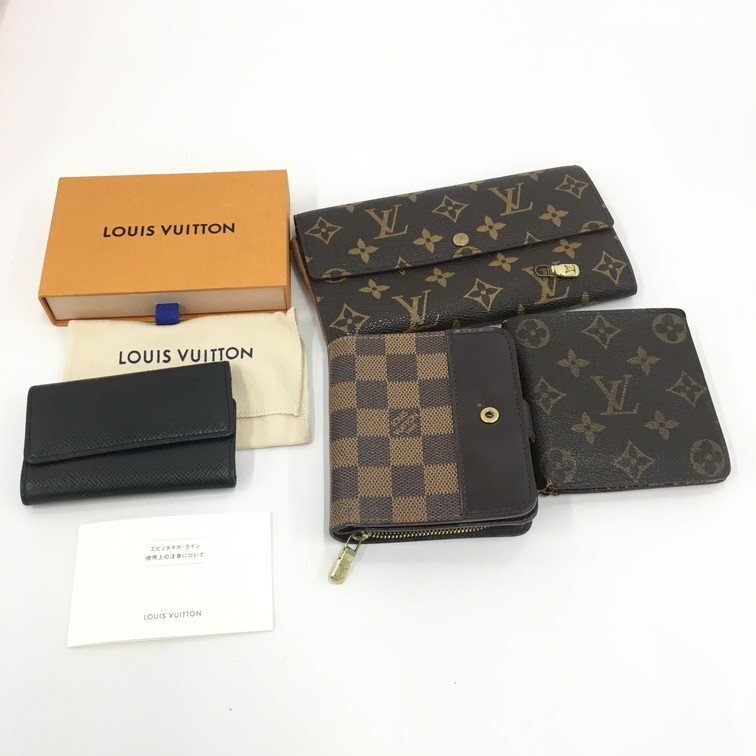 Louis Vuitton ルイヴィトン ダミエ モノグラム タイガ 財布 キーケース 4点まとめ ジャンク【CDAN4040】の画像1