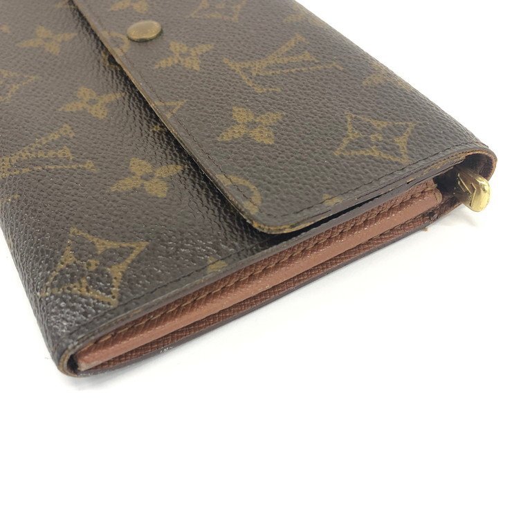 LOUIS VUITTON ルイ・ヴィトン モノグラム ポシェット ポルトモネクレディ M61726/CA1918 財布【CDAM7025】の画像4