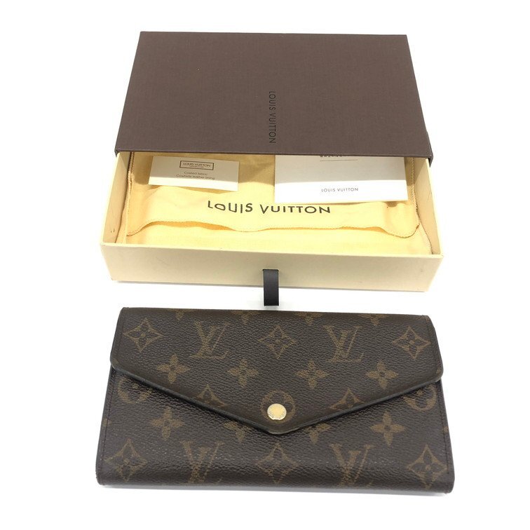 LOUIS VUITTON ルイ・ヴィトン モノグラム ポルトフォイユサラ M60531 イニシャル入り【CDAN7009】の画像10