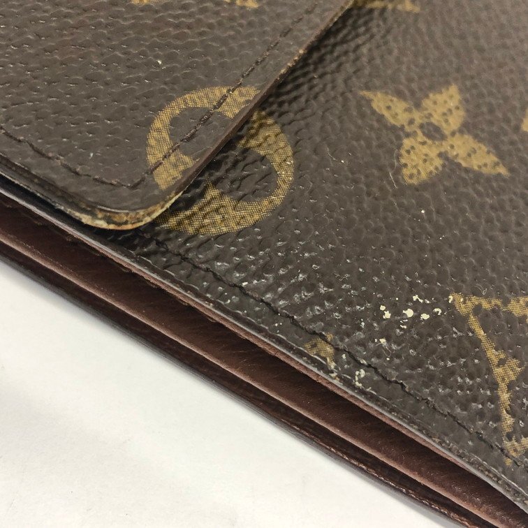 LOUIS VUITTON ルイ・ヴィトン モノグラム ポシェット ポルトモネクレディ M61726/CA1918 財布【CDAM7025】の画像10