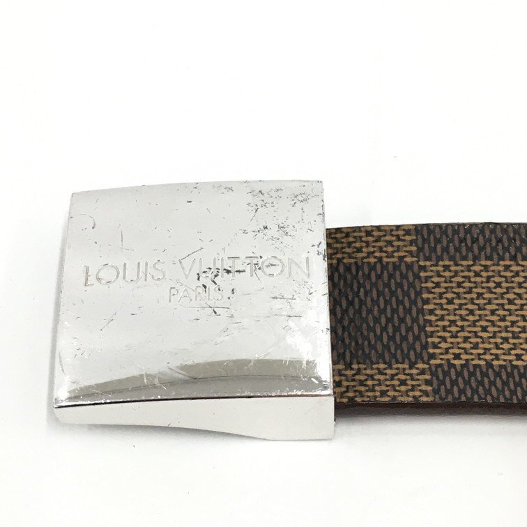 Louis Vuitton ルイヴィトン ダミエ サンチュールキャレ ベルト M6803/LB1021【CDAN4057】の画像3