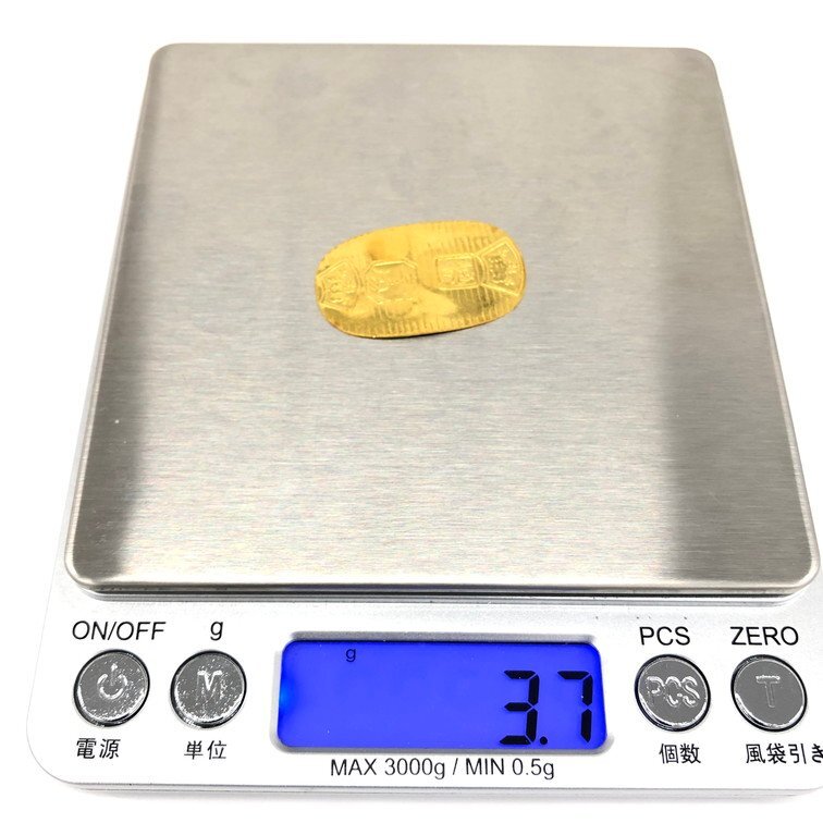 K24 純金小判 徳力 999刻印 総重量3.7g【CDAL7082】の画像9