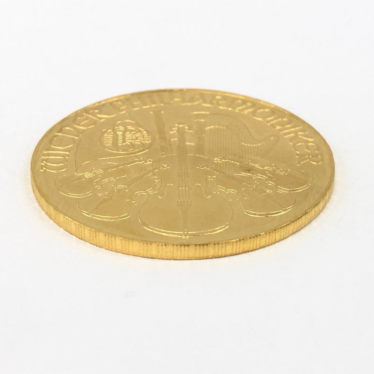 K24IG オーストリア ウィーン金貨 ハーモニー 1oz 総重量31.1ｇ【CDAL6018】の画像3