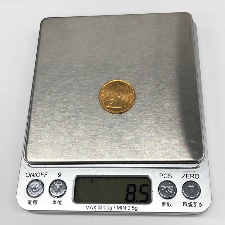 K22 南アフリカ クルーガーランド金貨 1/4oz 総重量8.5ｇ【CDAM0019】の画像8