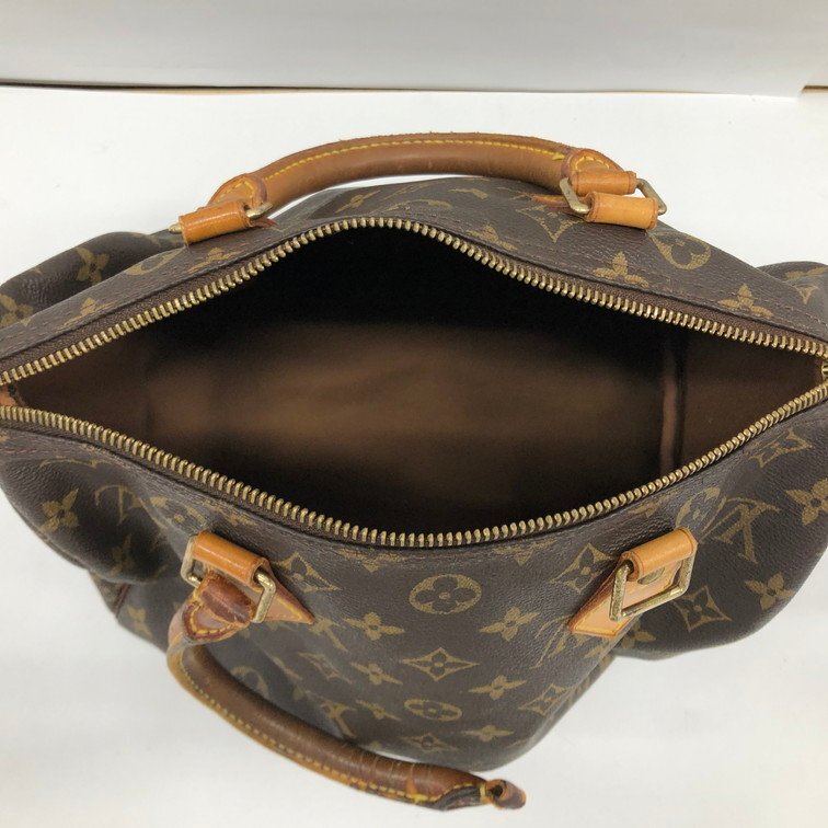 Louis Vuitton ルイヴィトン スピーディ30 モノグラム ミニボストンバッグ ハンドバッグ ブラウン M41526【CDAO4010】の画像3